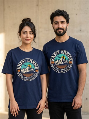 تیشرت Happy camper سرمه ای کوچ