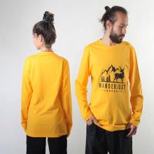 تیشرت آستین بلند WANDERLUST زرد