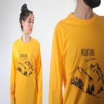 تیشرت آستین بلند MOUNTAIN زرد