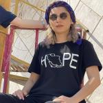 تیشرت hope زنانه مشکی